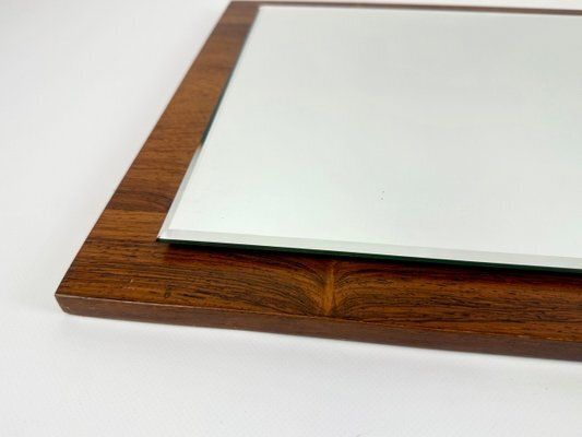 Mid Century Modern Wall Mirror In Rosewood, 1960s photo furniture