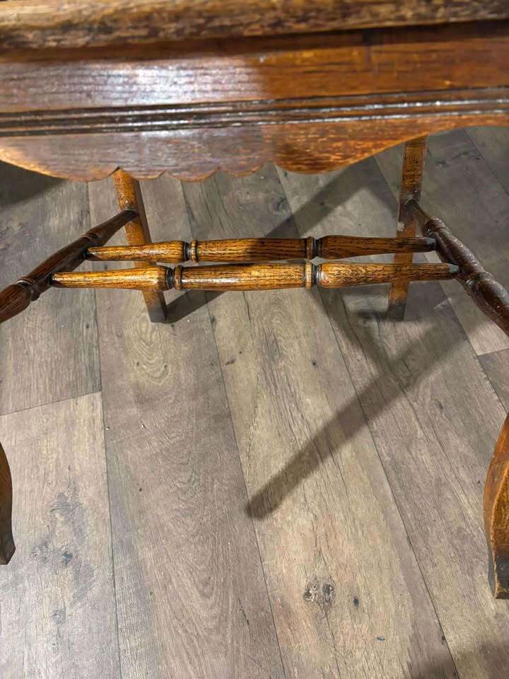 photo for sale Vintage Oak Office Armchair