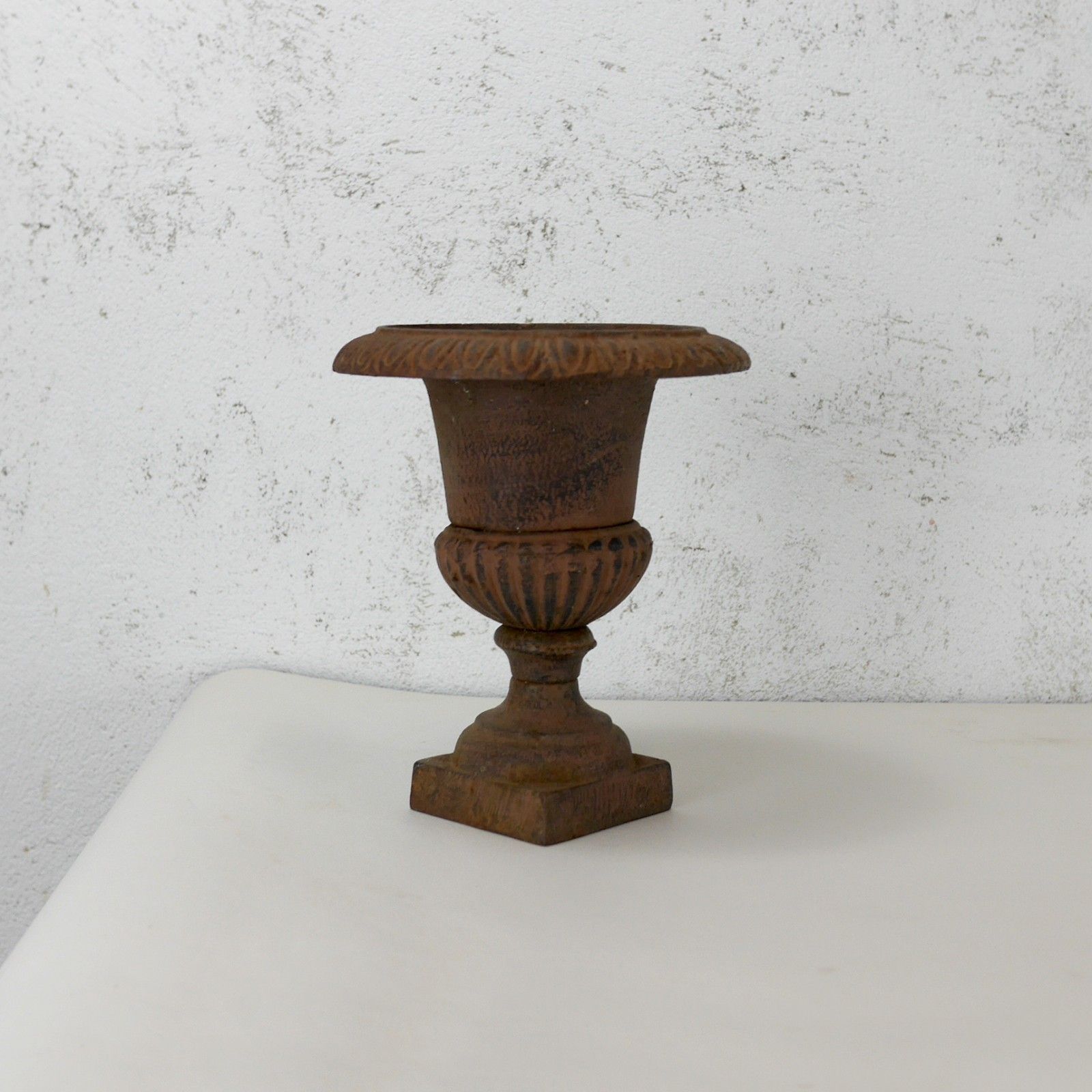 Small Miniature Cast Iron French Campana Urn Planter Victorian Style #102894 photo vinterior