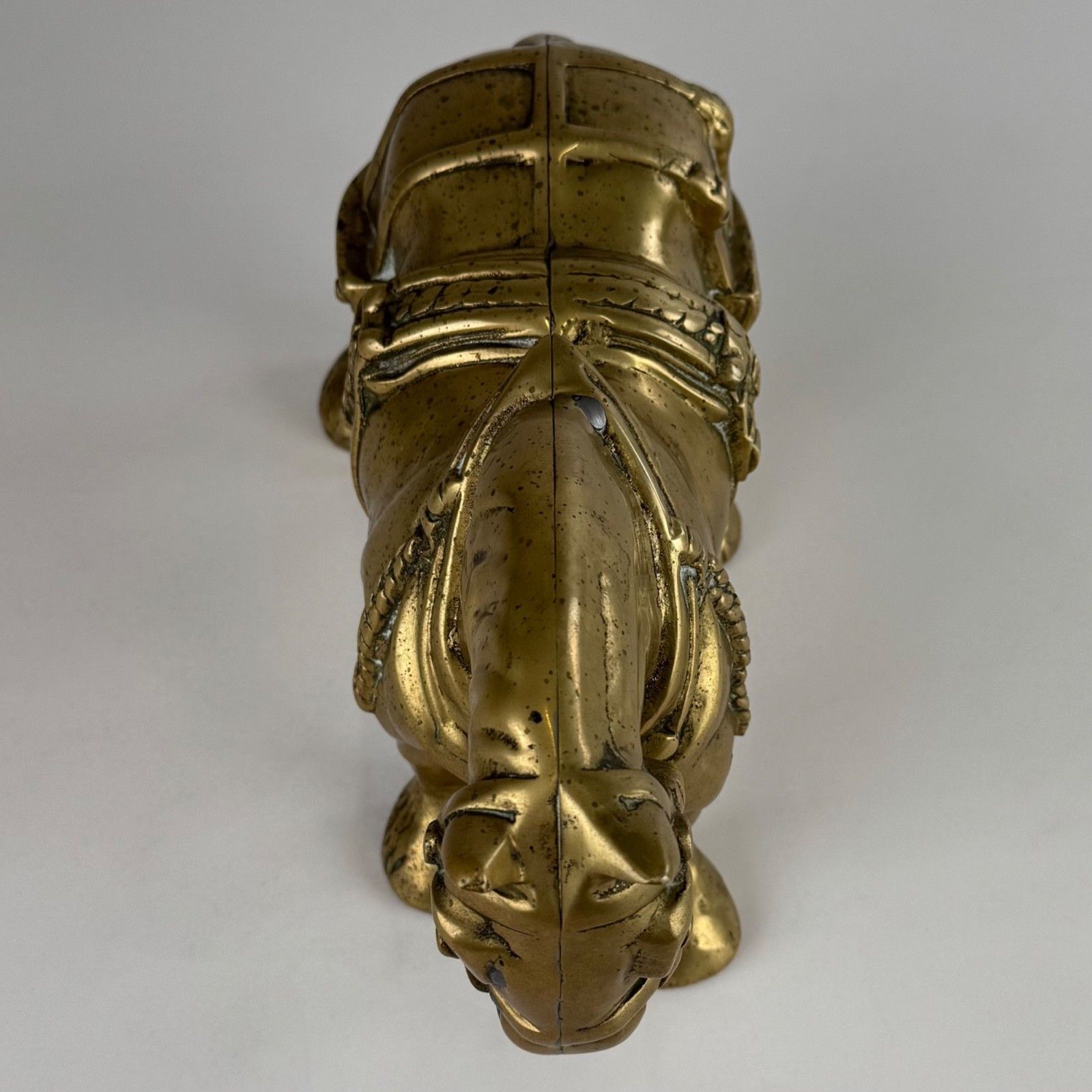 photo for sale Antique 19th Century Brass Sculpture Of A Horse