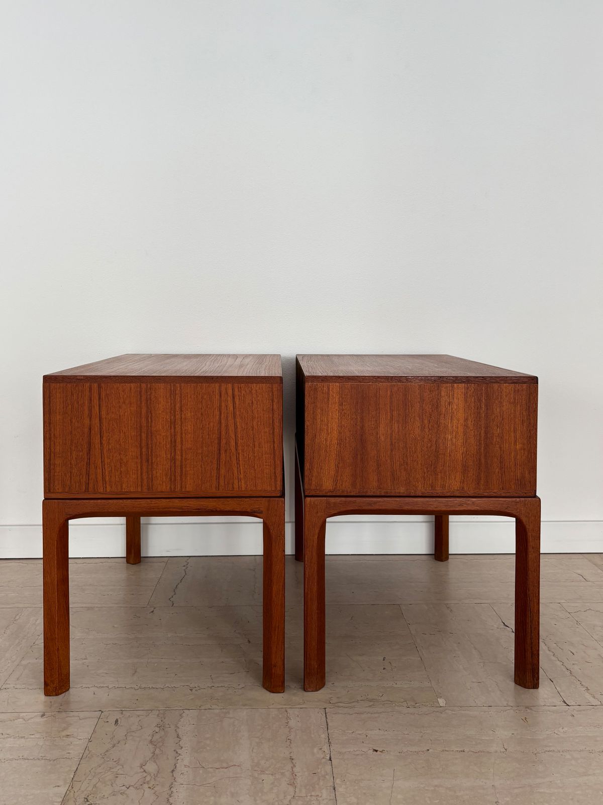 Kai Kristiansen For Aksel Kjersgaard Scandinavian Midcetury Teak Nitgh Stands, Denmark 1960s photo 4500.0
