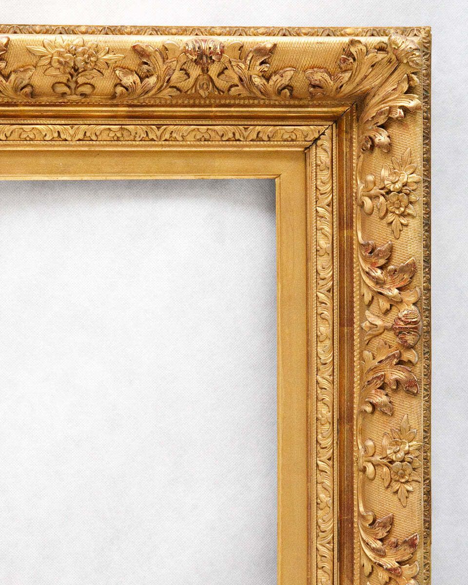 Sierlijk Antiek Frans Verguld Lijst – 19e Eeuw photo Woonaccessoires