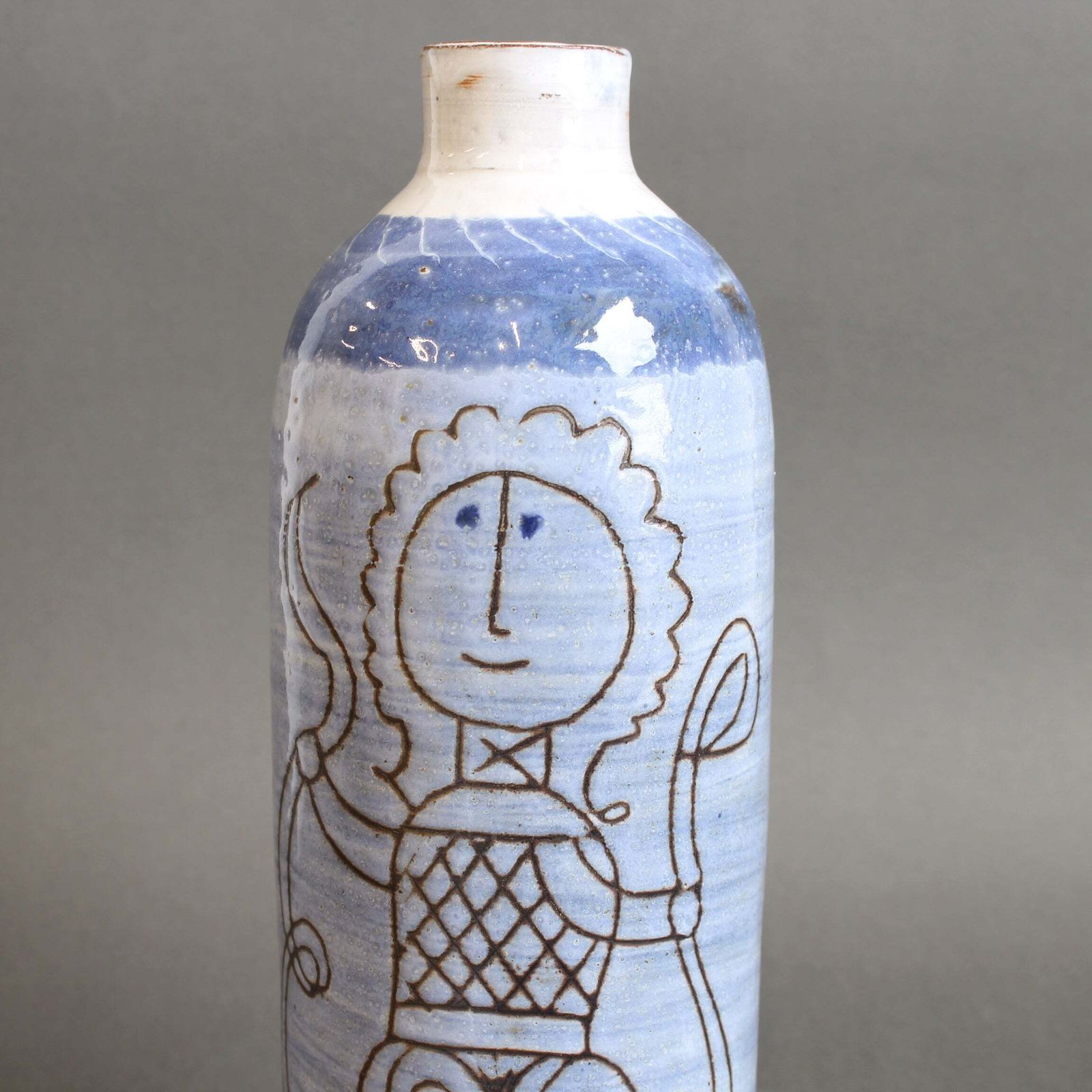 Mid Century French Ceramic Vase By Michel Barbier (Circa 1960s) photo buy