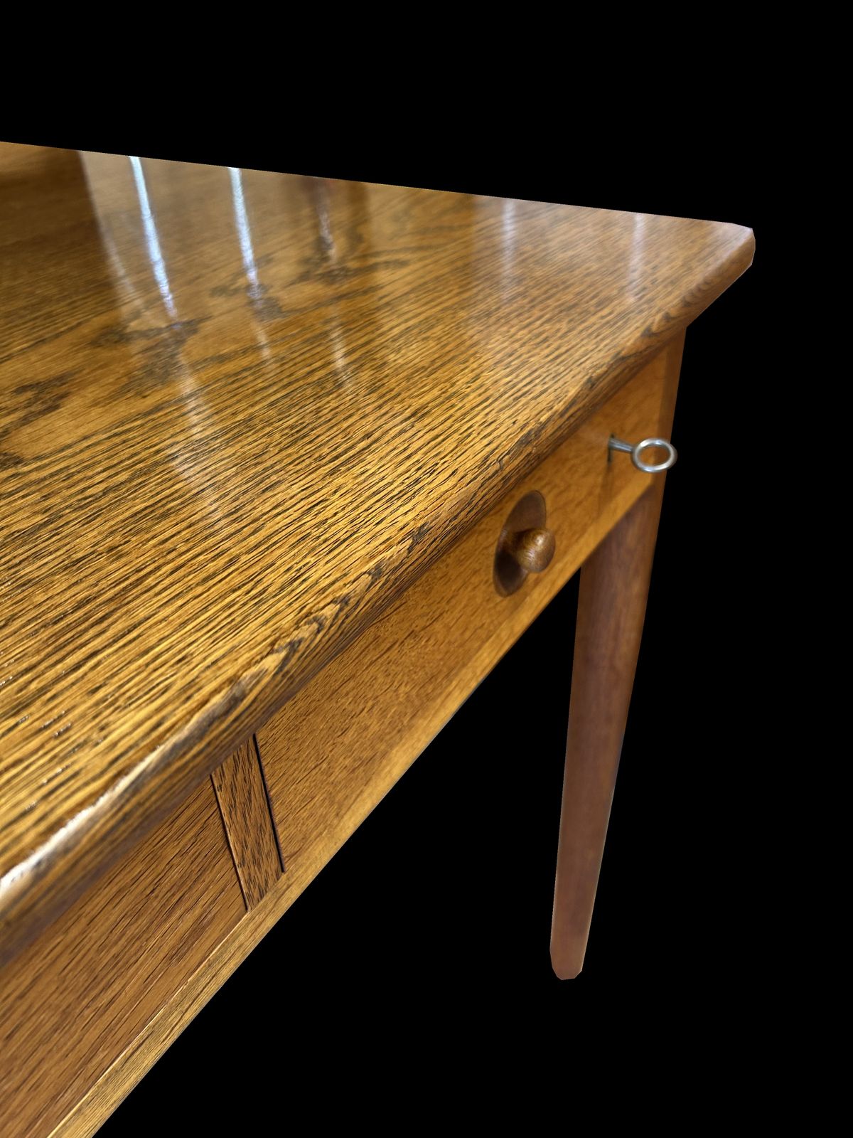 Oak Desk By Hans J Wegner For Andeas Tuck photo for sale