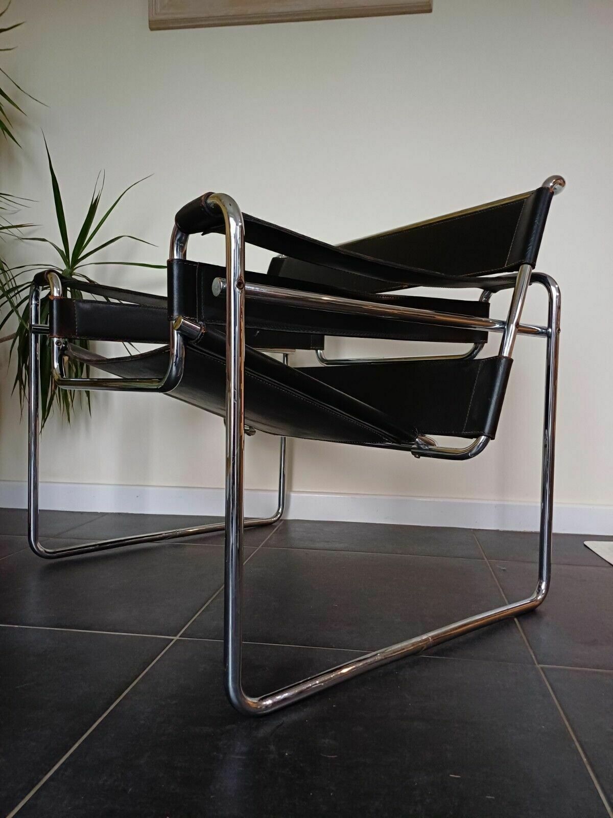 Original Wassily Chair Model B3 By Marcel Breuer, Manufactured By Gavina 1960s photo 1550.0