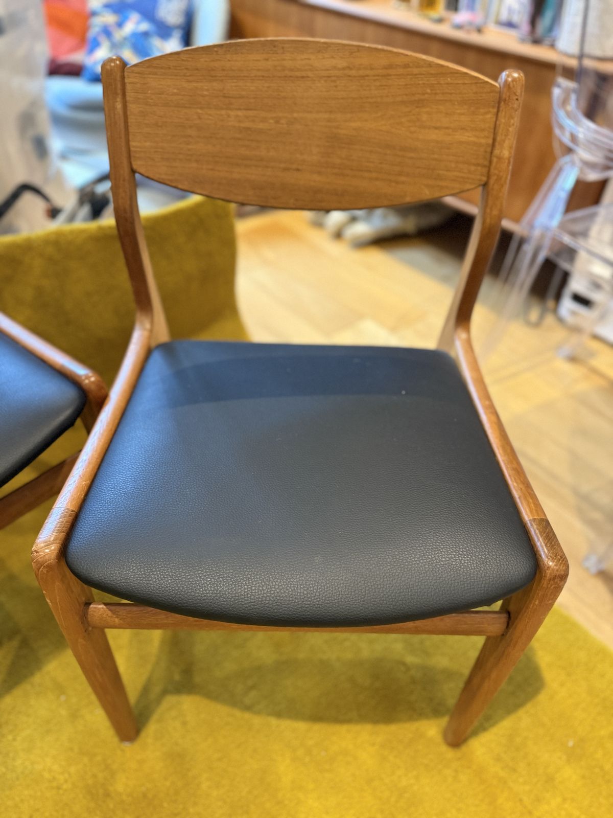Mid Century Restored Dining Chairs. photo Furniture