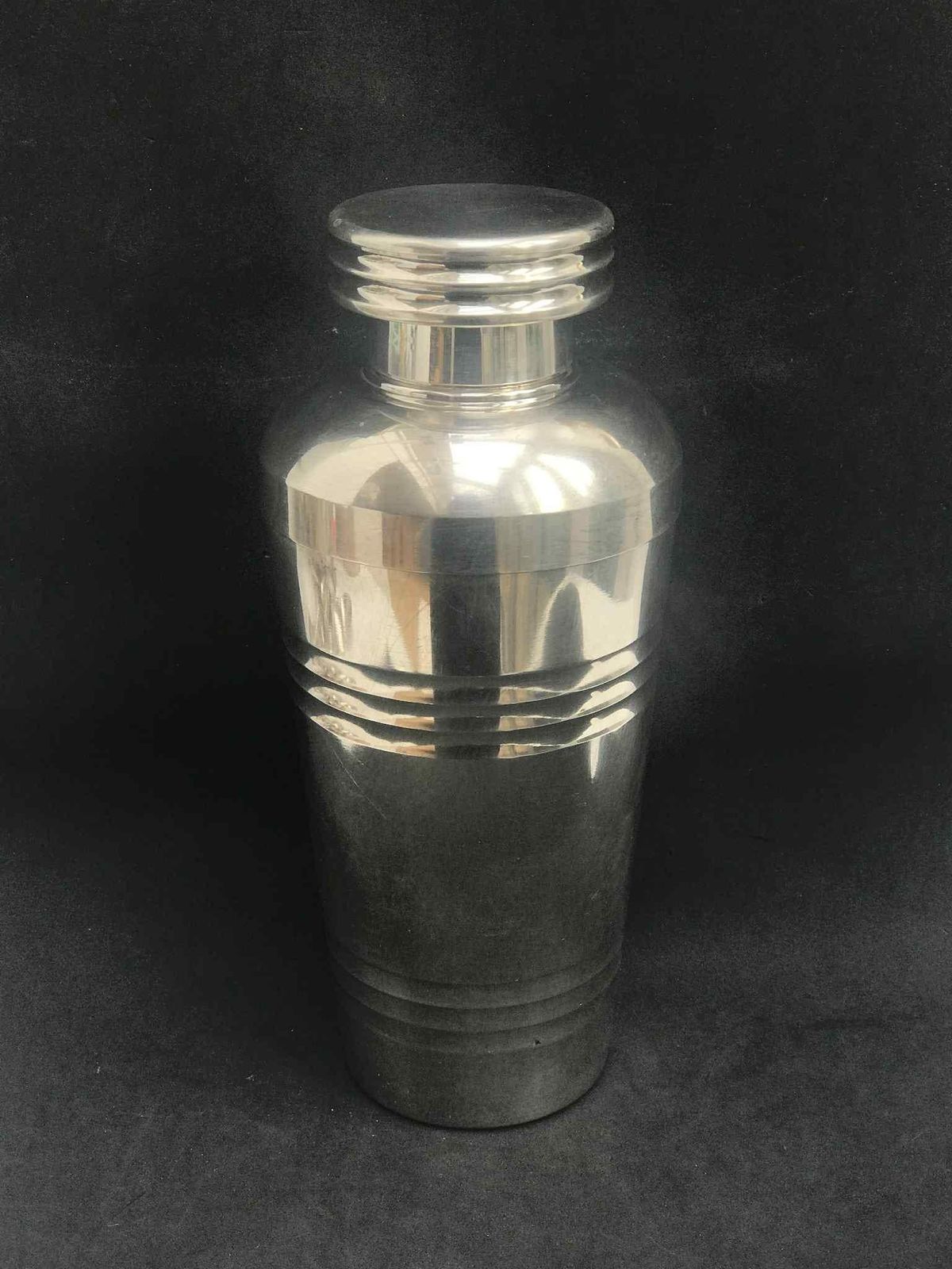 Art Deco Cocktail Shaker 1920s Silver Plated Bar Cart Decor Mixology Tools Gift For Him Christmas Gift Barware Accessories Saint Medard photo furniture