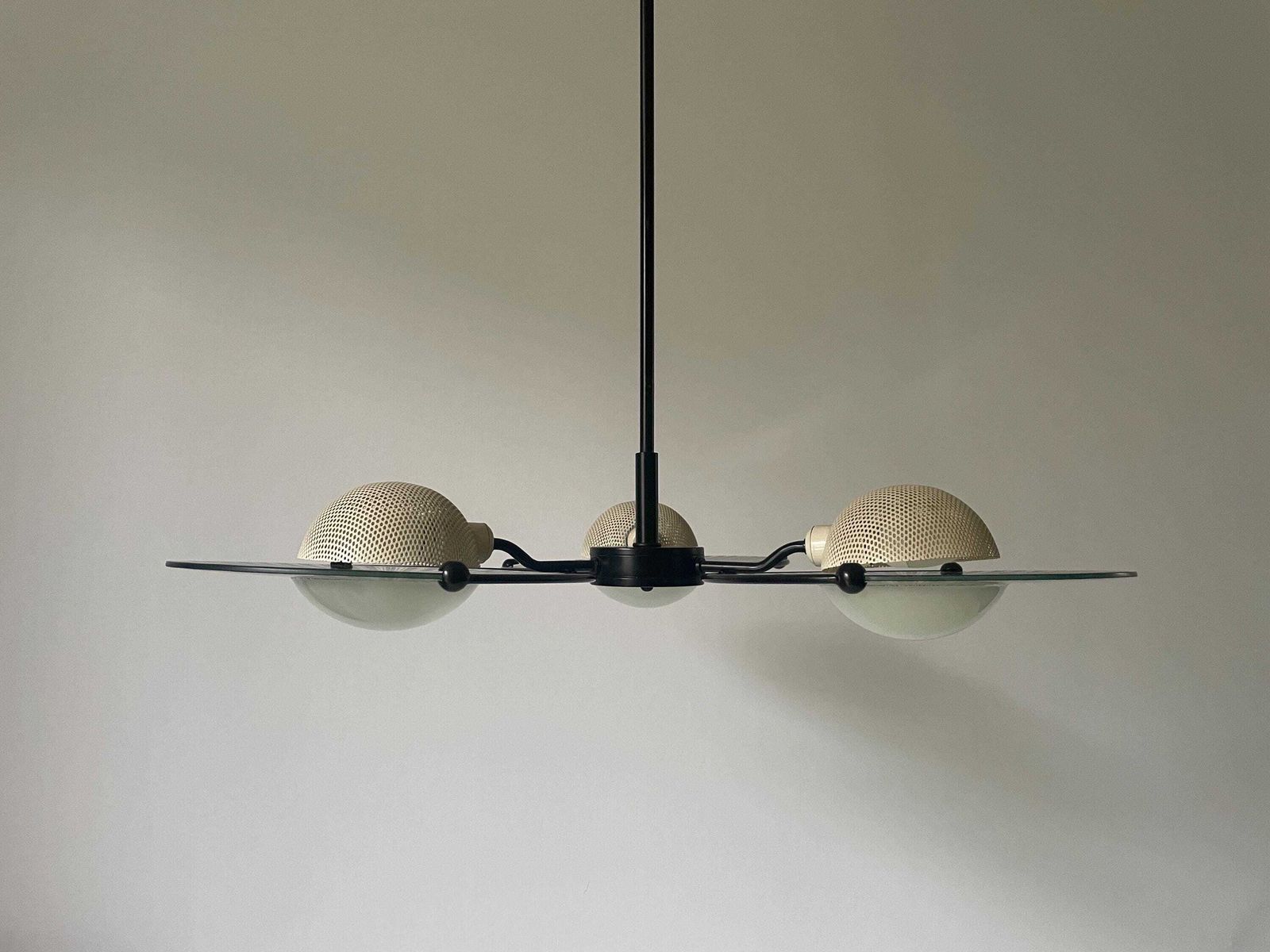 photo for sale 3 Head Venini Glass Chandelier By Lino Tagliapietra, 1960s, Italy