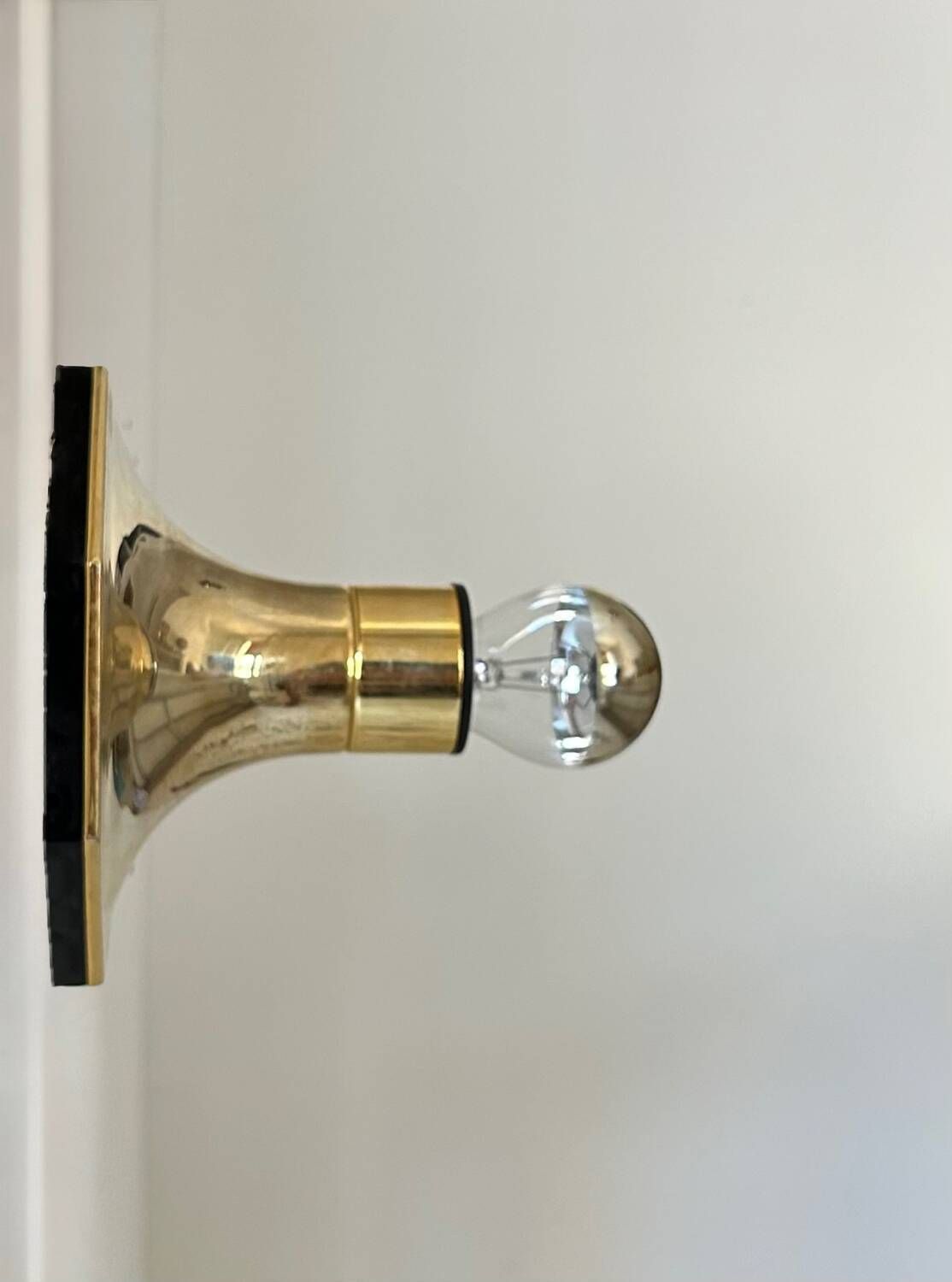 Pair Of Vintage Brass Sconces By Motoko Ishii For Staff Leucthen, 1970s photo for sale
