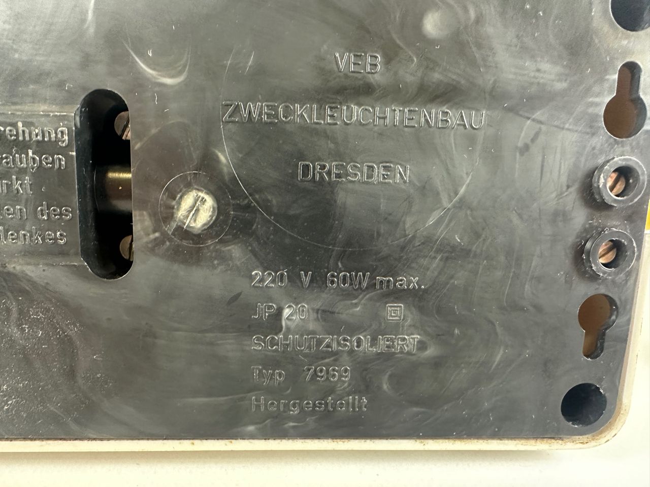photo for sale Vintage Bakelite Desk Lamp From Veb Zweckleuchtenbau Dresden, 1950s