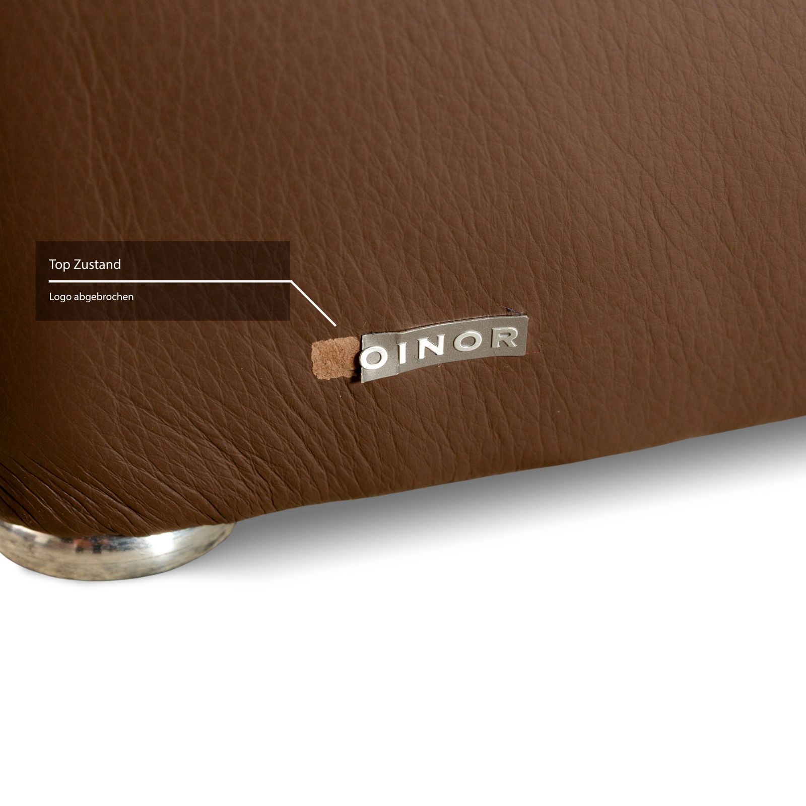 Koinor Raoul Leather Stool Brown photo buy