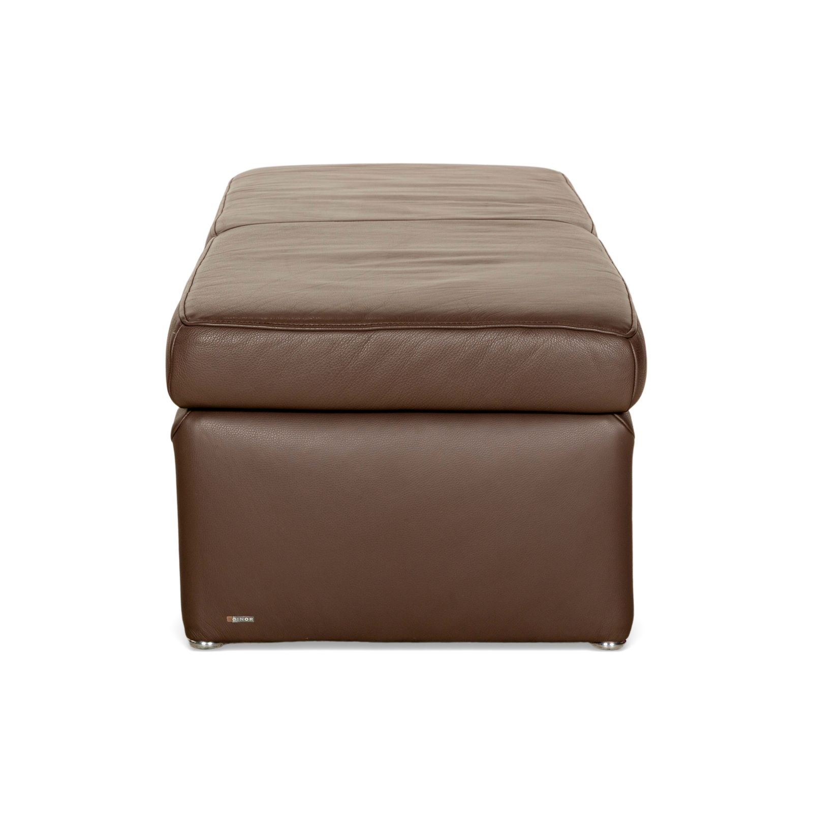 photo for sale Tabouret Koinor Raoul en cuir brun