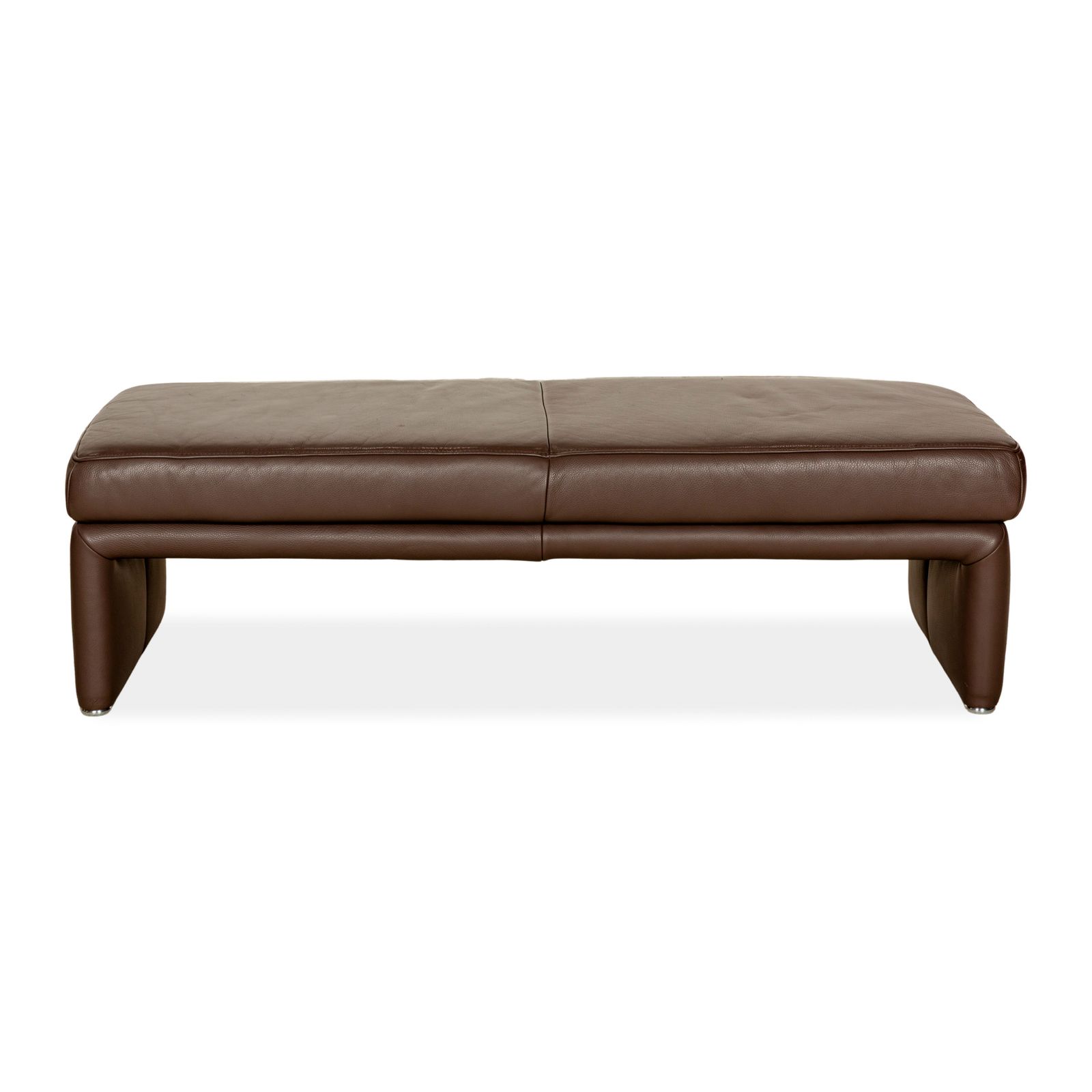 Mobilier Tabouret Koinor Raoul en cuir brun photo