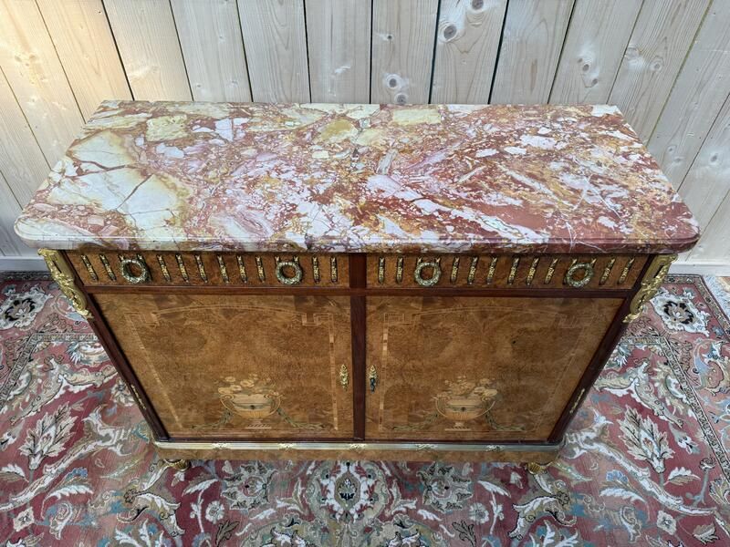 Buffet De Style Louis Louis XVI En Marqueterie photo furniture