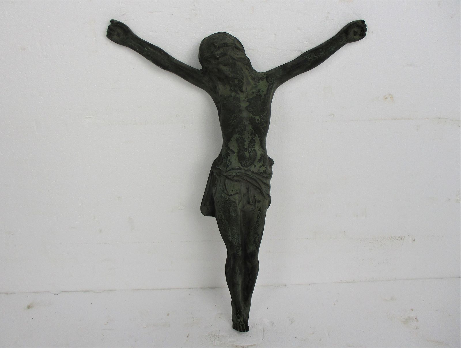 Gorgeous Antique Brass Bronze Corpus Jesus Christ Church 19th 20th Century 22.83 photo furniture