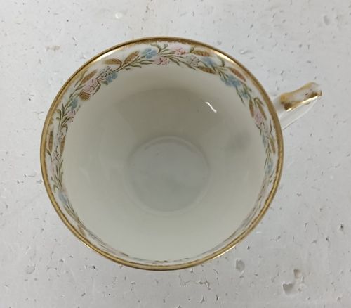 Set Of 6 Cup And Saucer Antique Haviland Limoges France Belle Epoque photo vintage