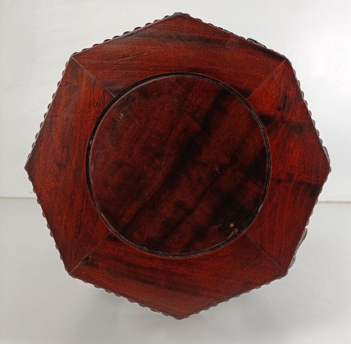 Large Gorgeous Rosewood Chinese Pedestal Plant Stand Bonsai Table Side Table Orn photo vintage