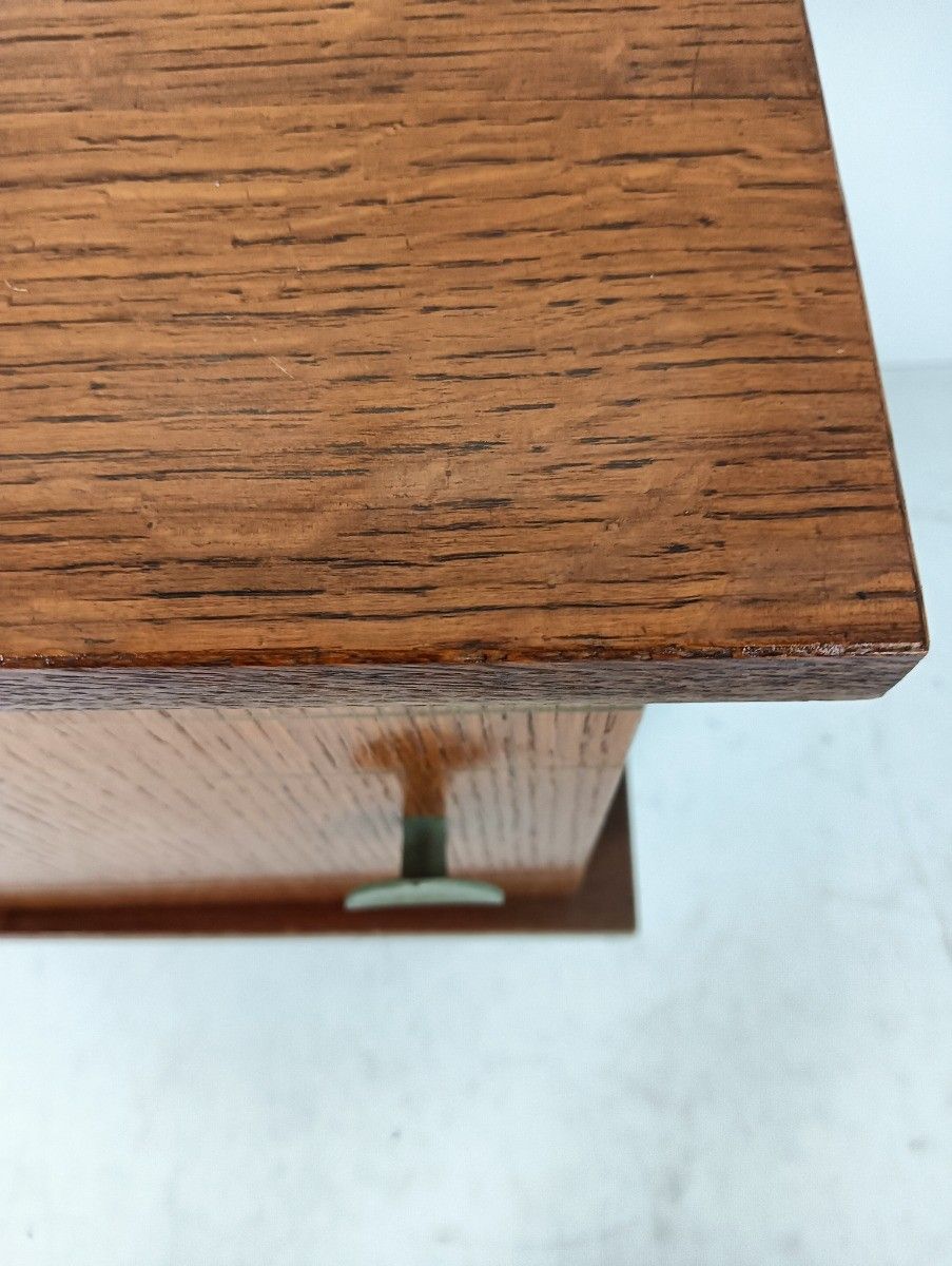 Vintage Wooden Nightstand Mid Century Modern Style End Table Modernist Funky  Mo photo furniture