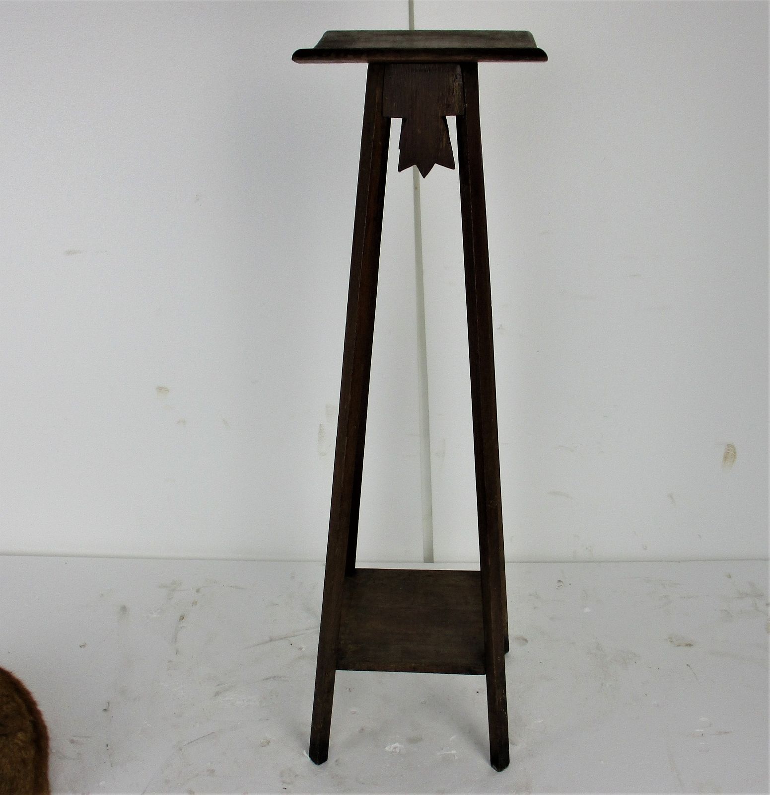 Art Nouveau Pedestal Table Plant Flower Stand Side Table 2 Tier Art Deco Barn photo furniture