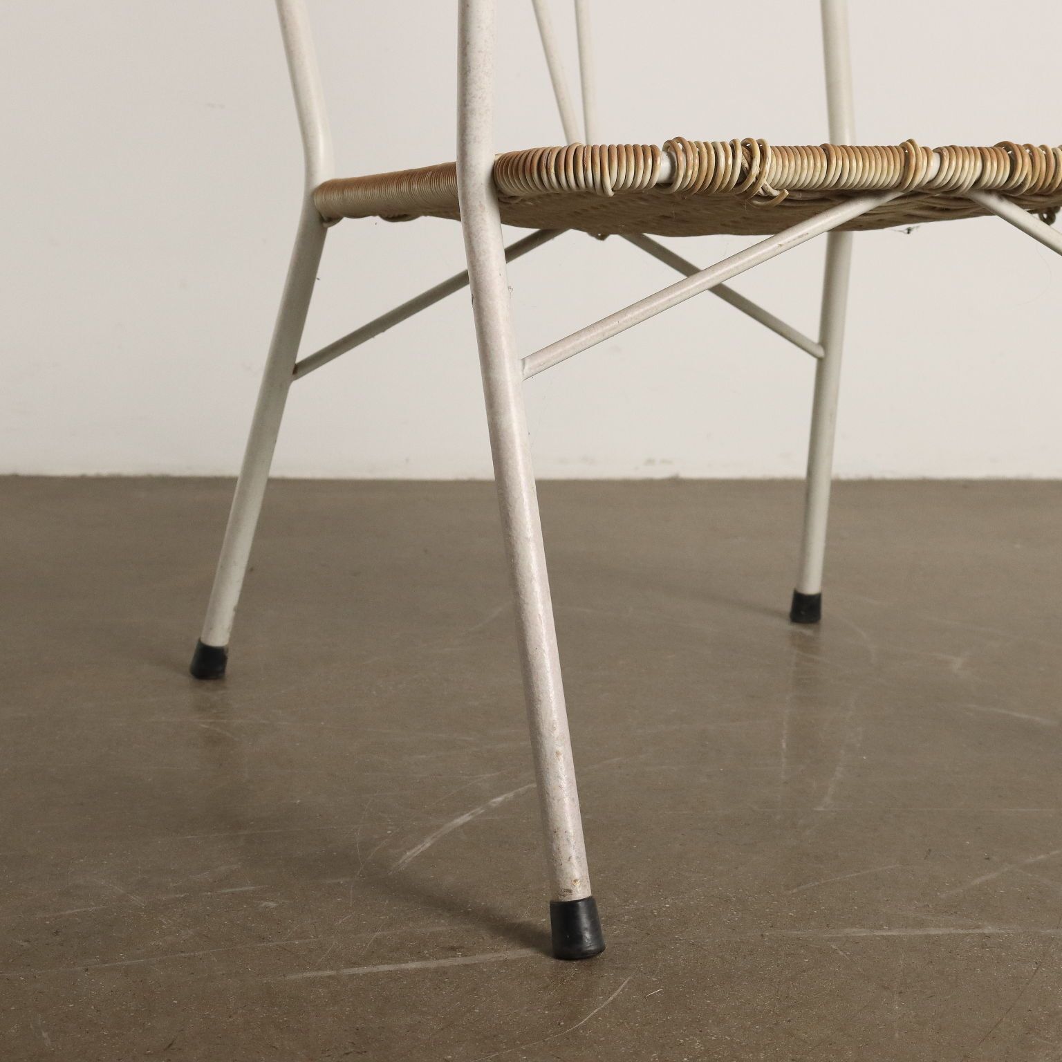 Vintage tuinstoelen geëmailleerd ijzer kunststof design Italië jaren 1960 photo buy