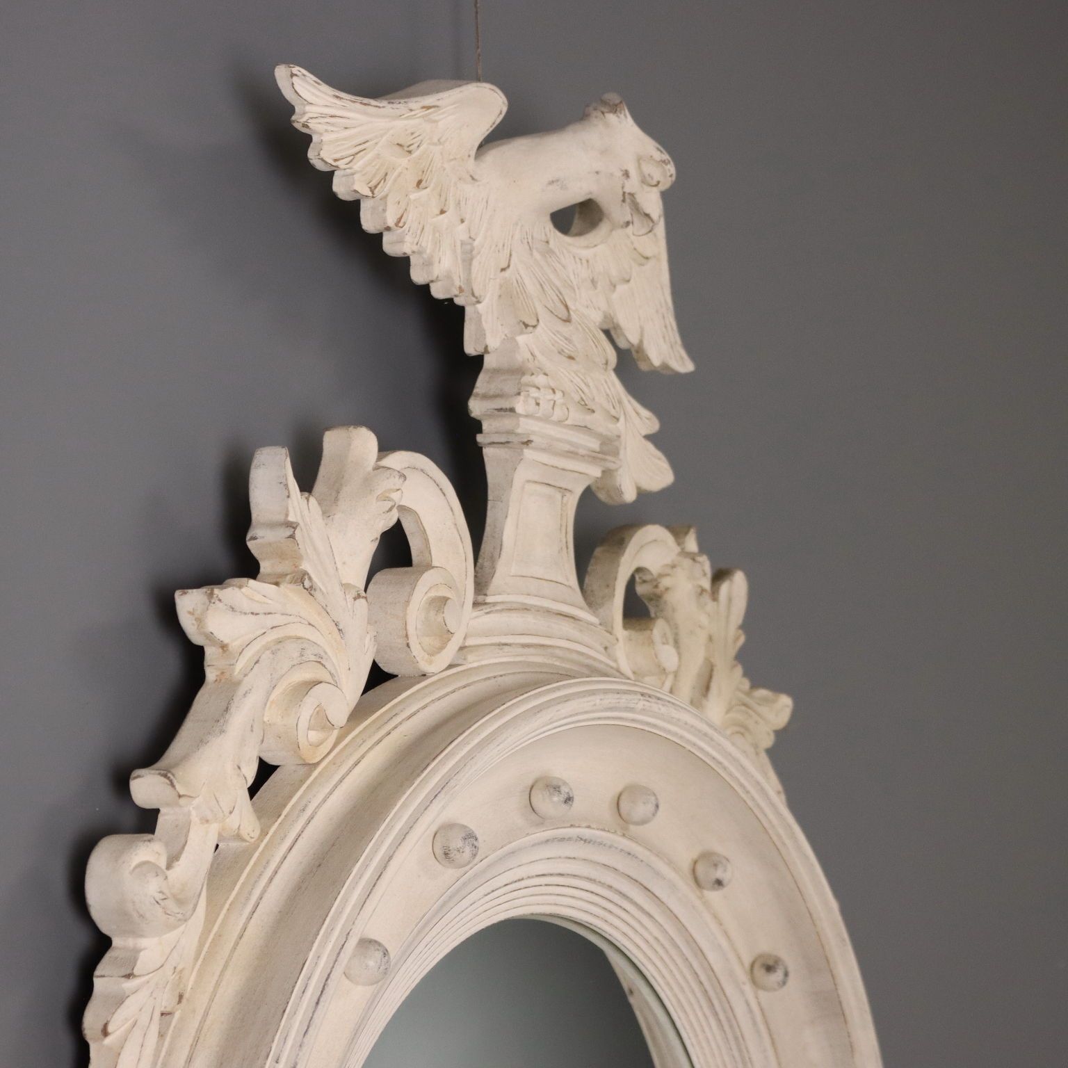 Mirror Regency Style Lacquered Wood Glass XX Century photo buy