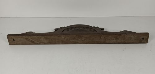 Beautiful  Antique Hand Carved Wood Wooden Pediment Over Door Architectural Recl photo for sale