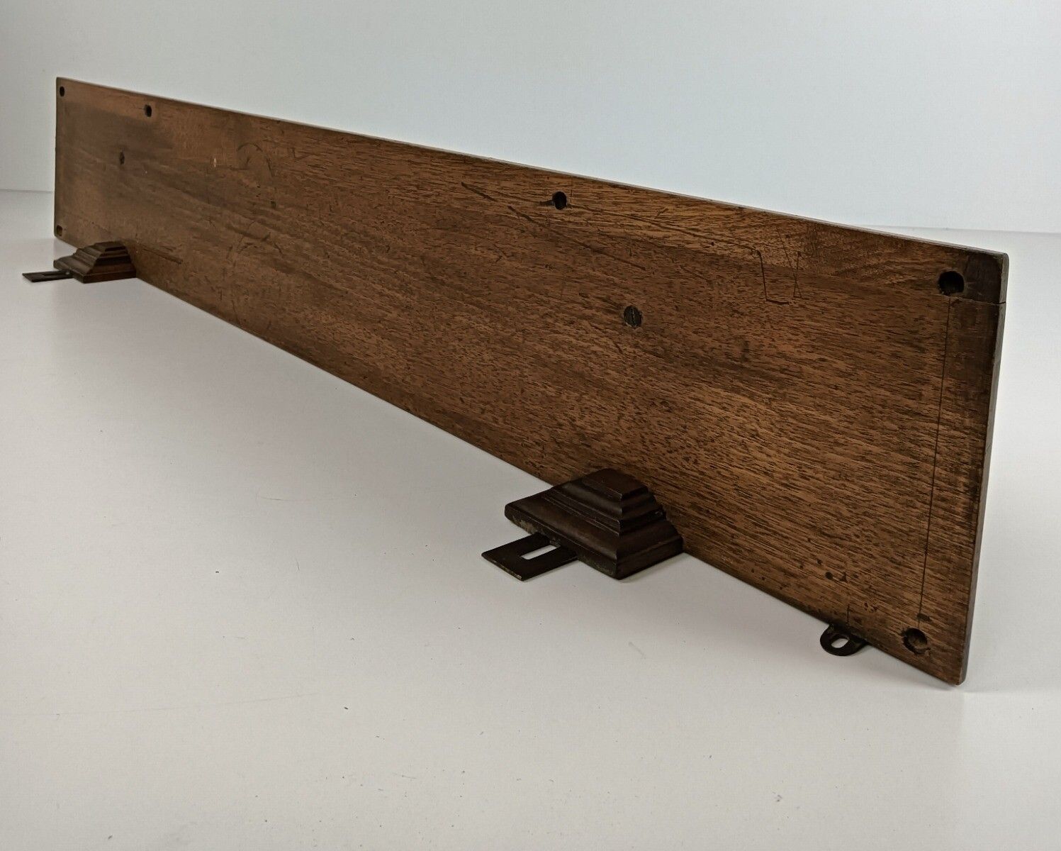 Breton France Carved Wooden Shelf Unit Wall Hanging Antique Beautiful Barn Farmh photo 244.0