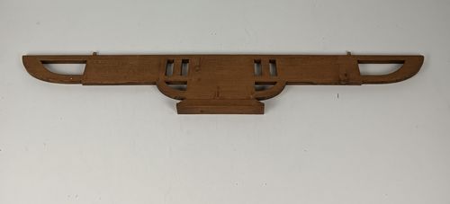 Large Antique Pediment Over Door Carved Wood Architectural Reclaimed Salvaged Ja photo Home Fixtures