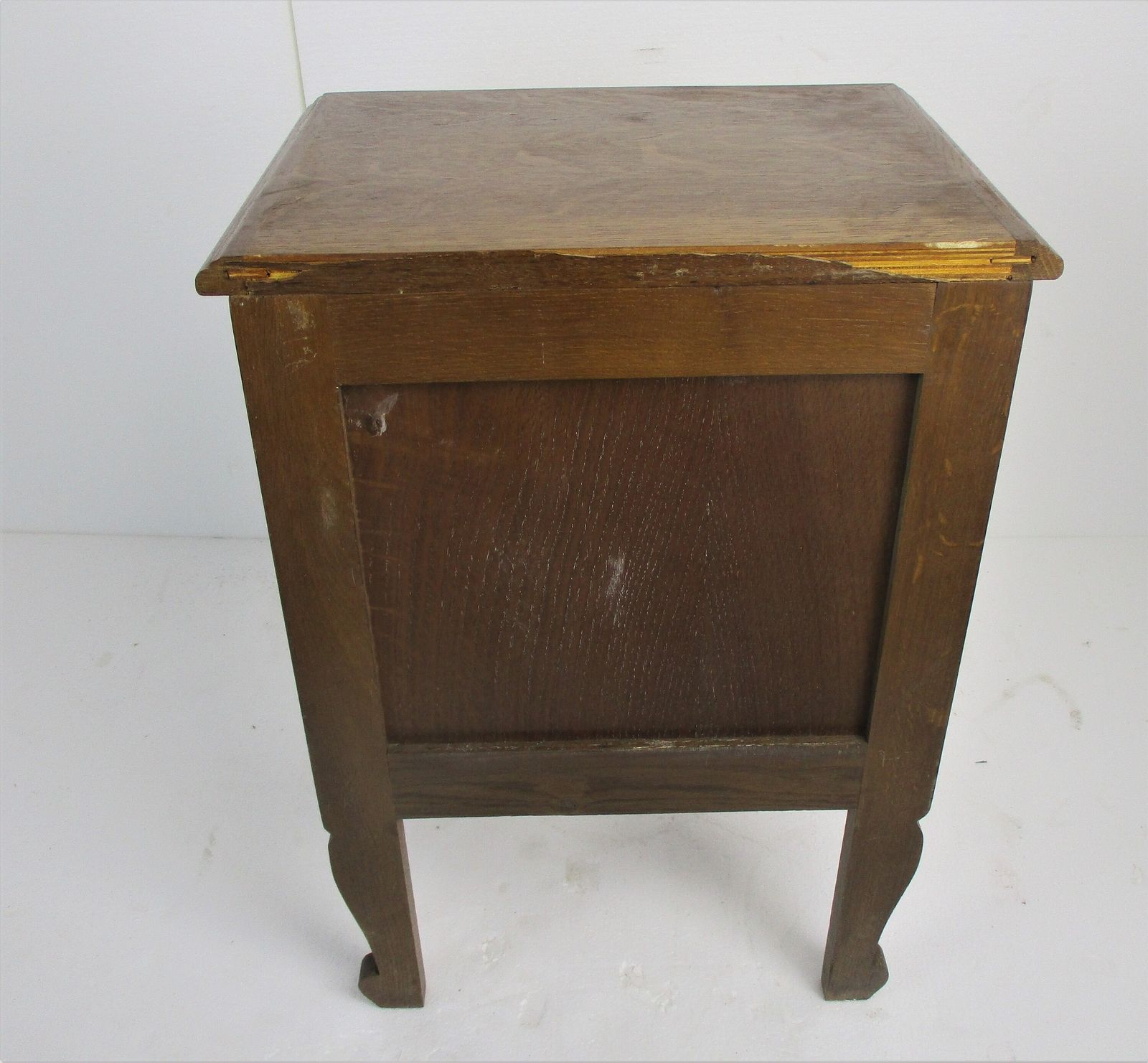 Louis XVI Style Bedside End Side Table Hallway Cabinet Nightstand Wood photo vintage