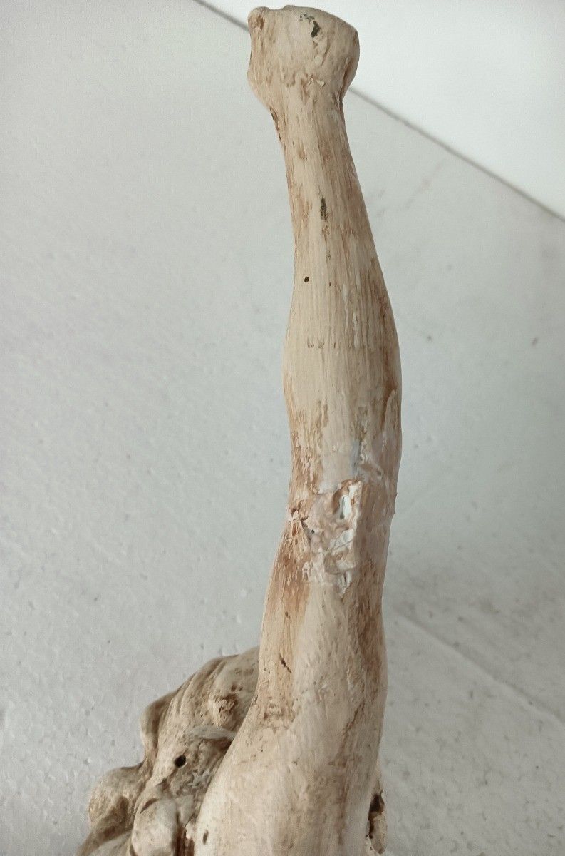 photo for sale Antique Beautiful Sculpture Corpus Christi Crucifix Plaster Art Sculpture