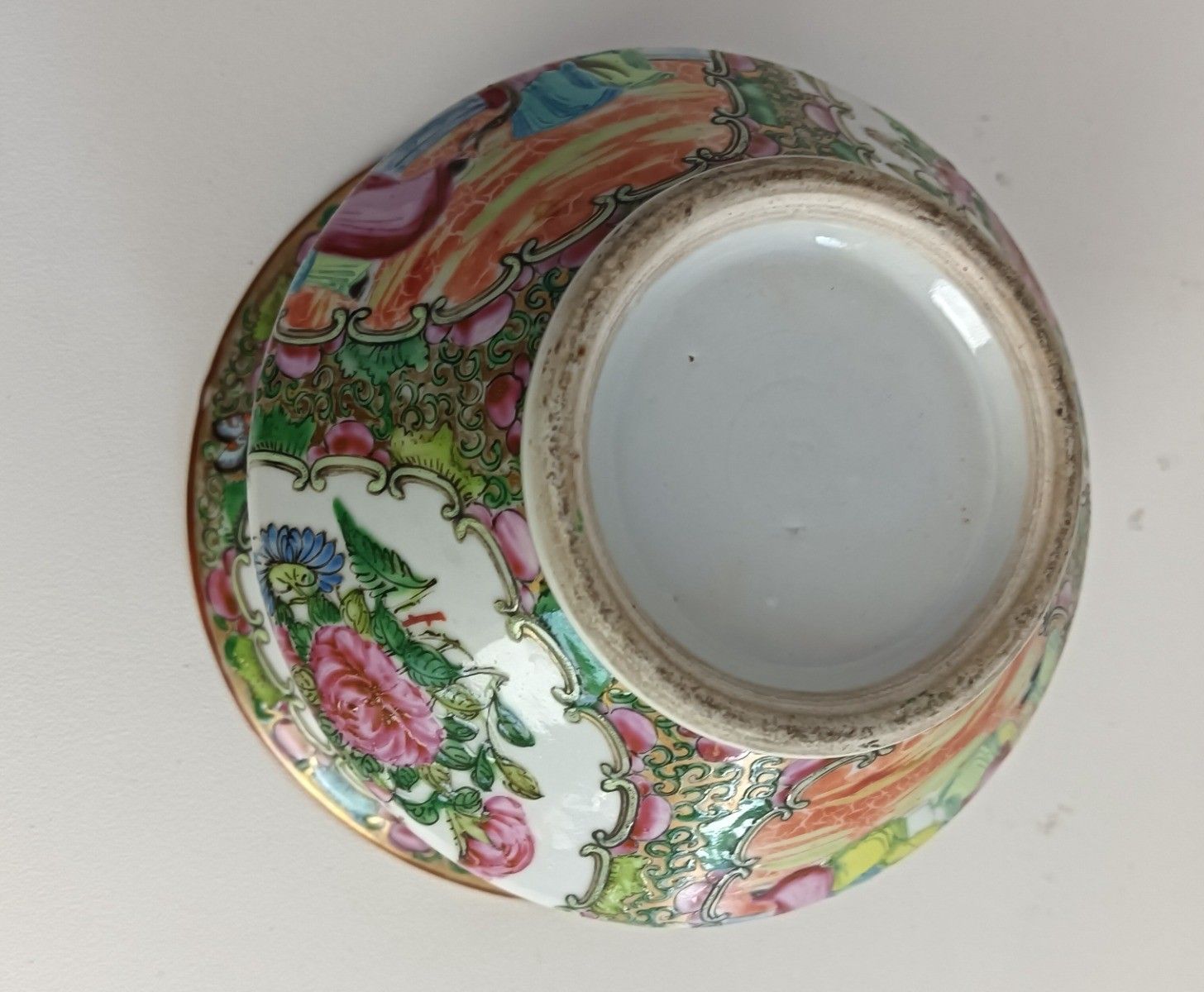 Antique Family Rose Chinese Bonbonniere Lidded Dish Small Urn Tureen photo vintage