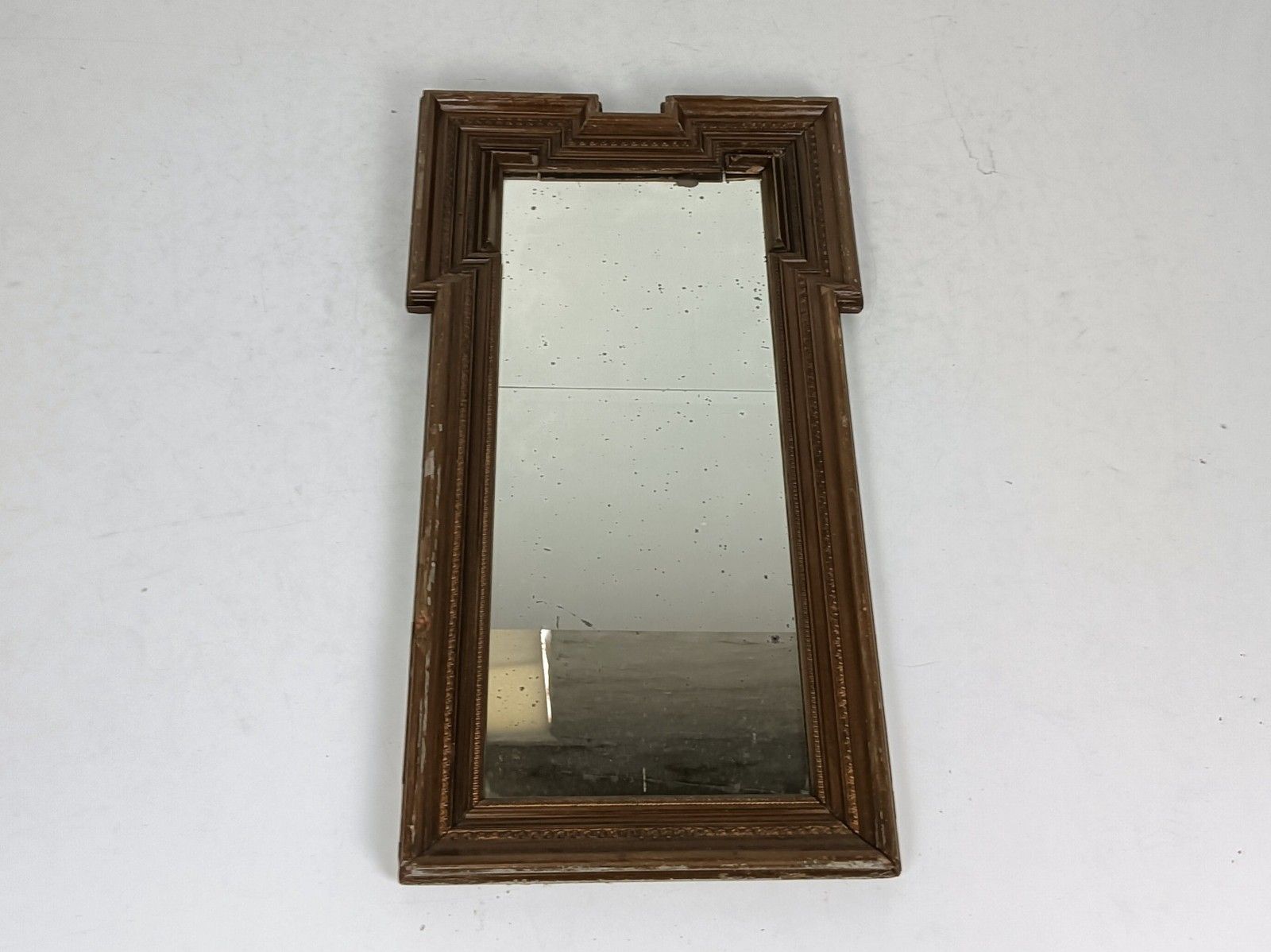 Art Deco Antique Wooden Framed Mirror Hallway Bathroom photo Home Decor