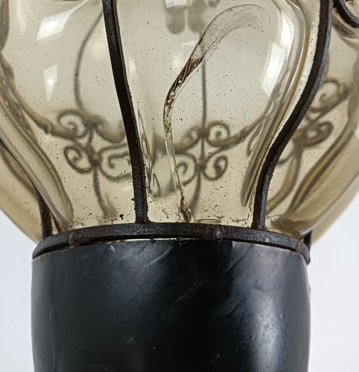 Venetian Caged Glass Alibaba Pendant Chandelier Pendant Vintage Fixture photo 182.0