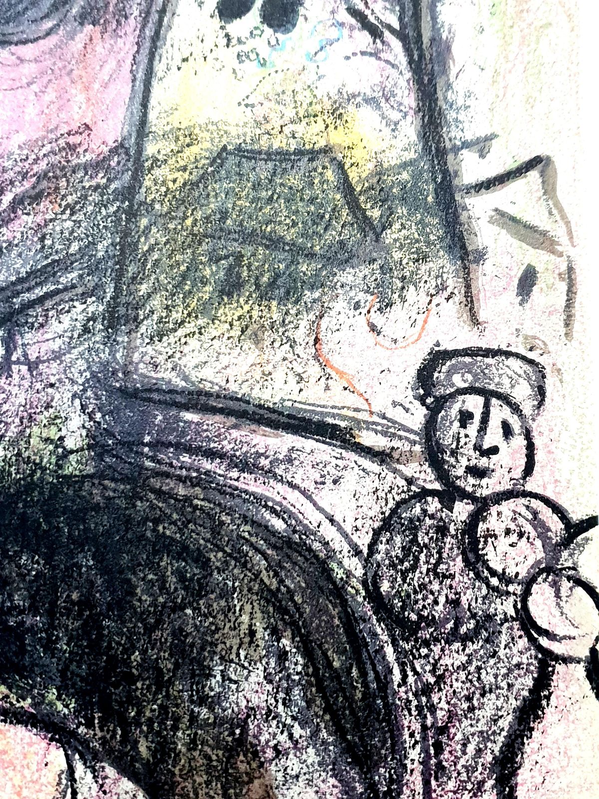 Marc Chagallmarc Chagall   Inspiration   Original Lithograph From "Chagall Lithographe" V. 21963 photo furniture