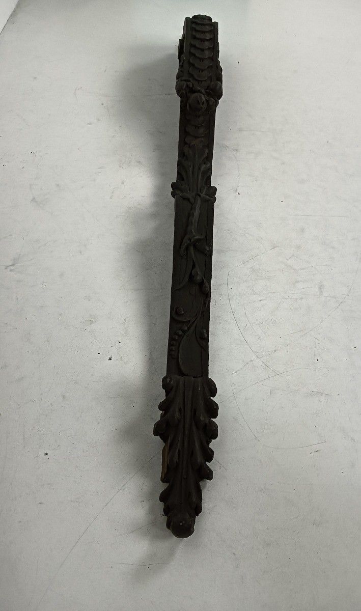 Exceptional  Antique 19thc Ornate Pediment Over Door Reclaimed Carved Wood Archi photo furniture