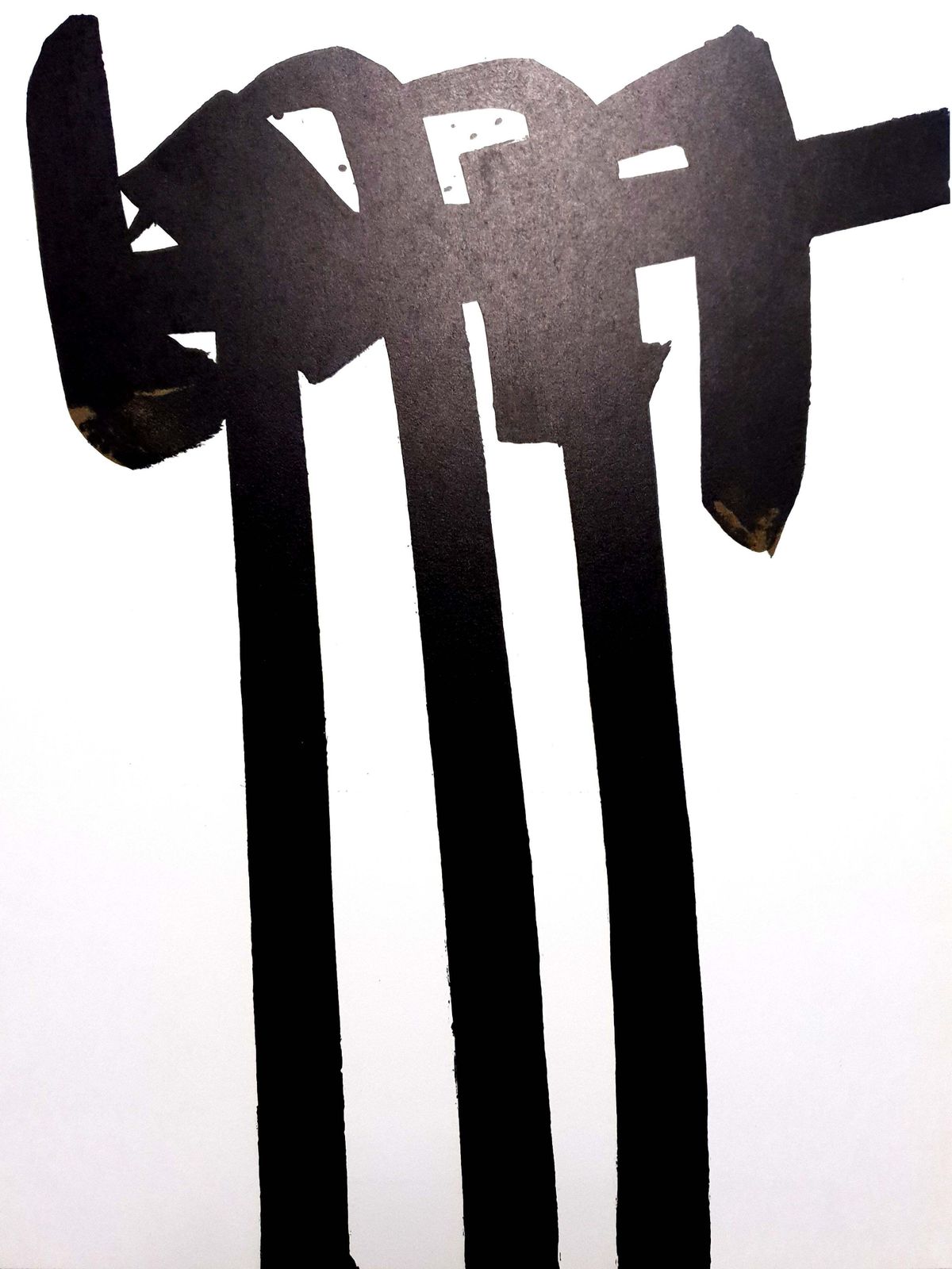Pierre Soulagespierre Soulages   Original Lithograph1970