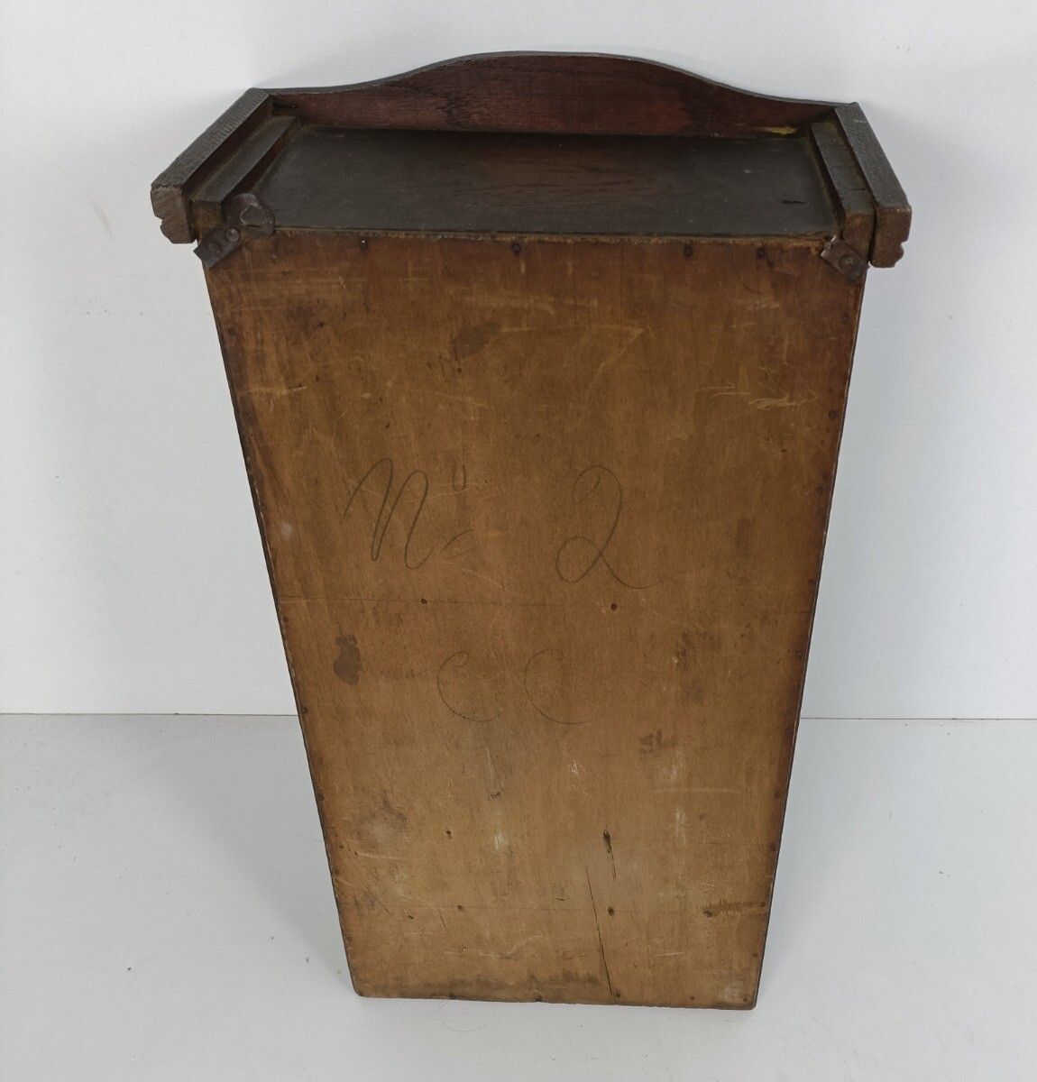 Antique Medicine Apothecary Cabinet Beveled Glass Carved Wood Bathroom Shaving photo buy