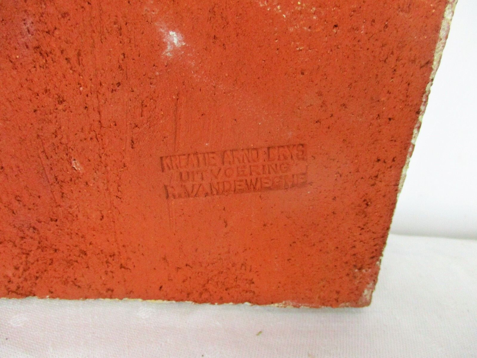 Wall Plaque Glazed Ceramic Tile Giant Arno Brys For Amphora Vandeweghe Funky photo vinterior