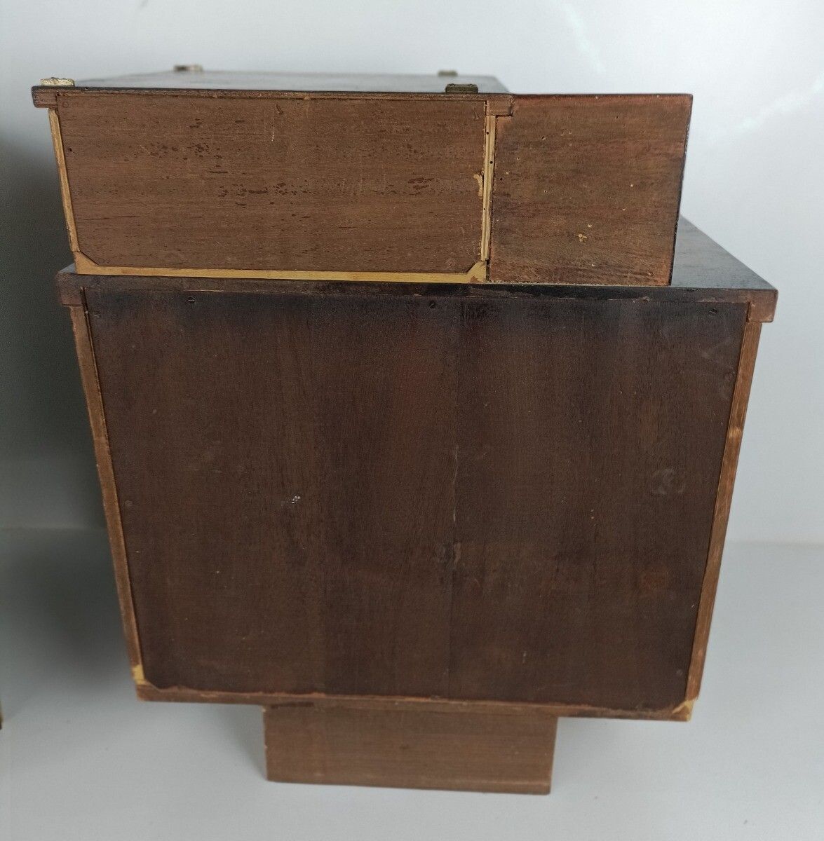 photo for sale Pair Antique Art Deco Nightstands End Tables Dresser 20s 30s Vanity Cabinets  Wo