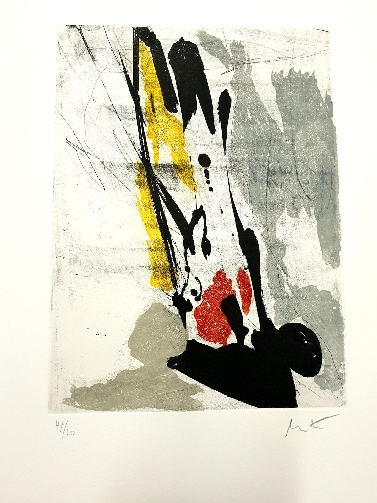 Jean Miottejean Miotte   Abstract Composition   Original Signed Etching1994