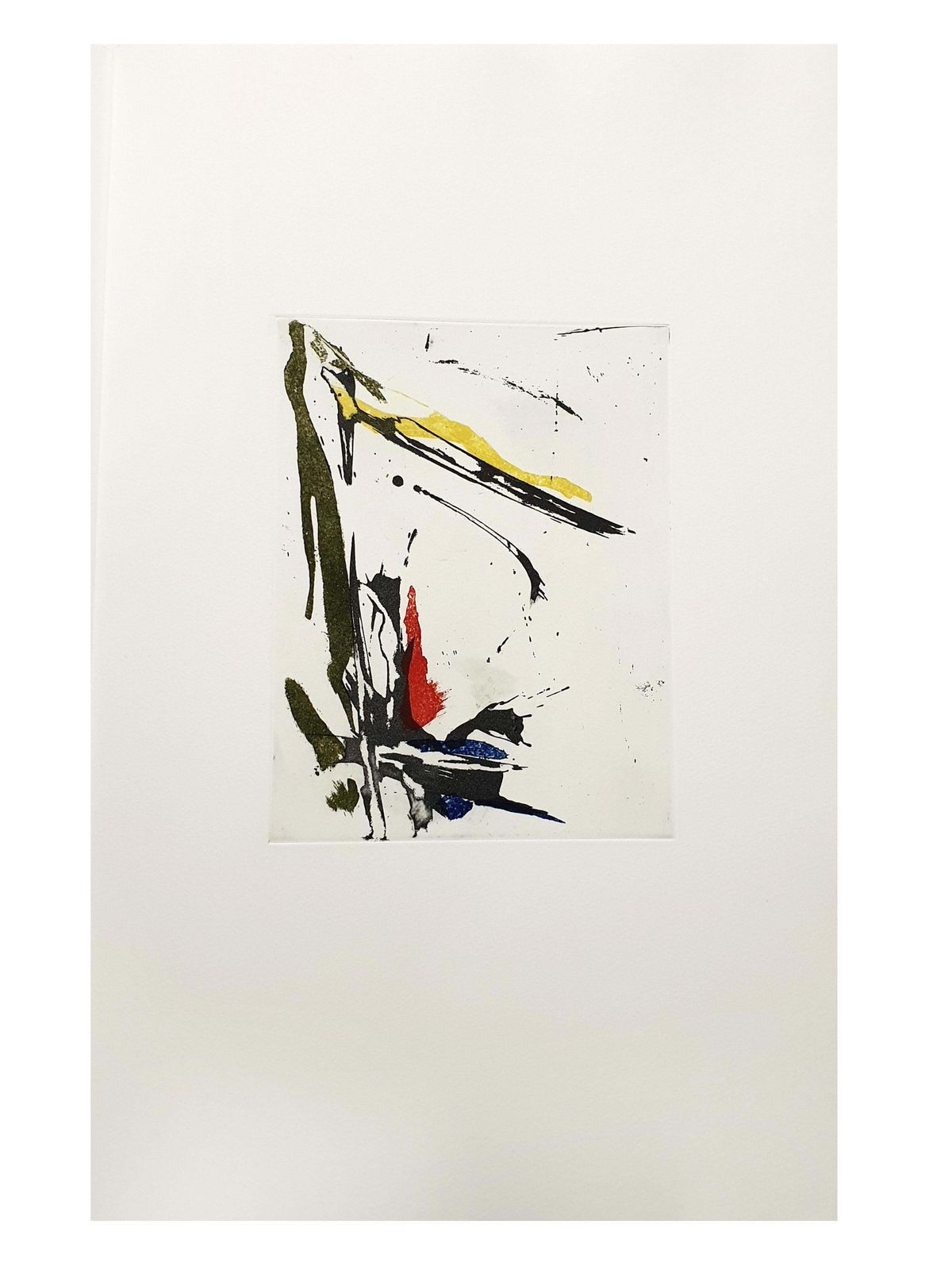 Jean Miottejean Miotte   Abstract Composition   Original Etching1998 photo furniture