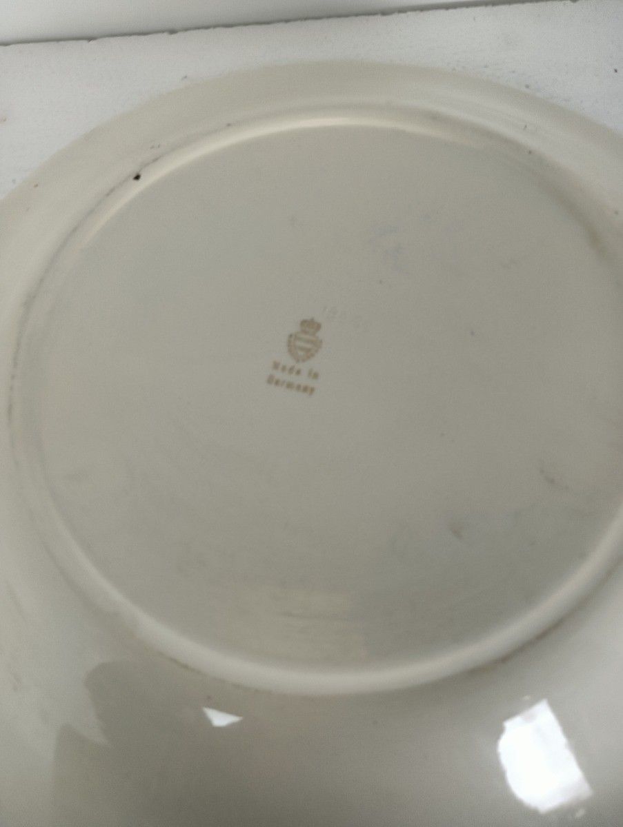 Fish Dish Plate Vintage Waechtersbach West Germany Porcelain Large Very Rare photo vinterior