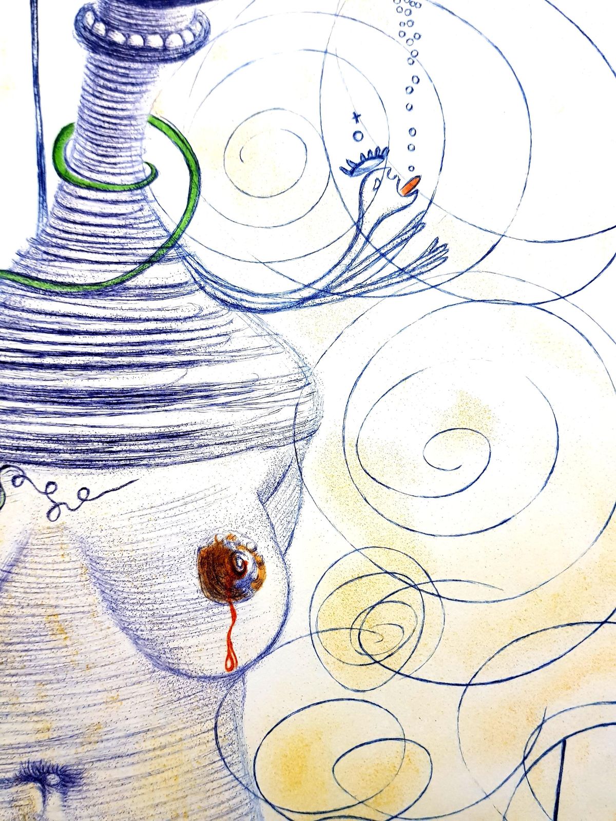 Salvador Dalí­Salvador Dali   Large Flask1967 photo for sale