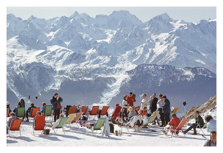 'Lounging In Verbier' Slim Aarons