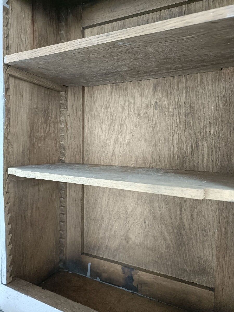 photo furniture Kitchen Medicine Apothecary Apothecary Bathroom Cabinet Beveled Glass Barn Sty