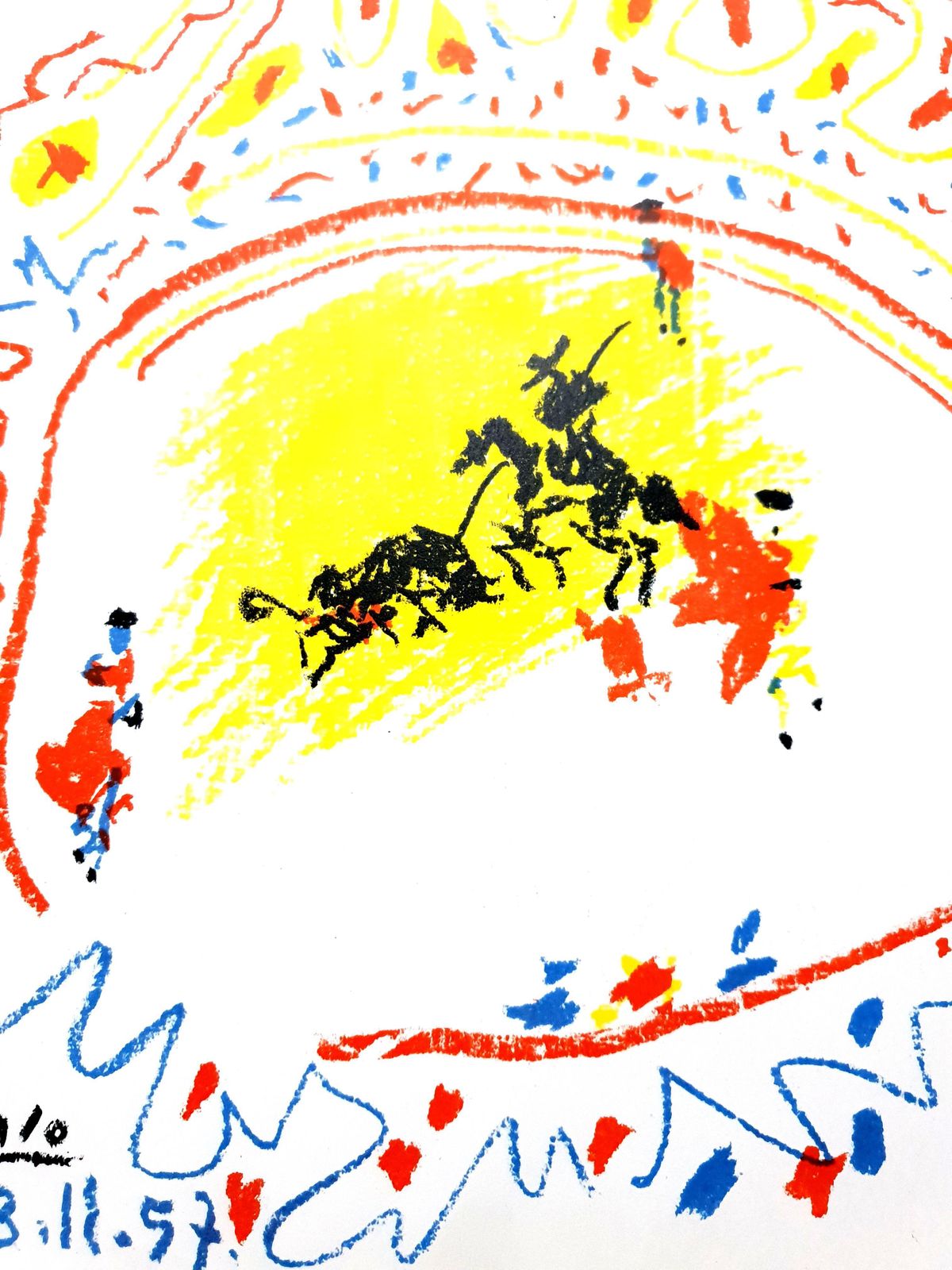 Pablo Picassopablo Picasso   La Petite Corrida   Original Lithograph1958 photo 2963.0