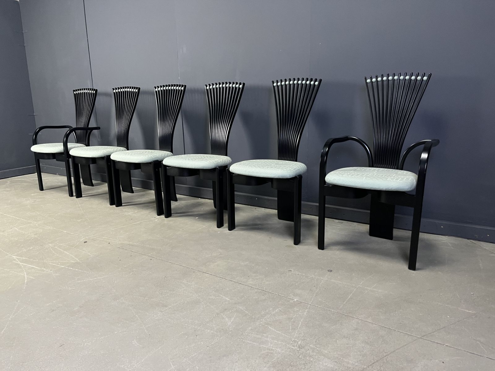 Totem Chairs By Torstein Nilsen For Westnofa, 1980s Set Of 6 photo vintage