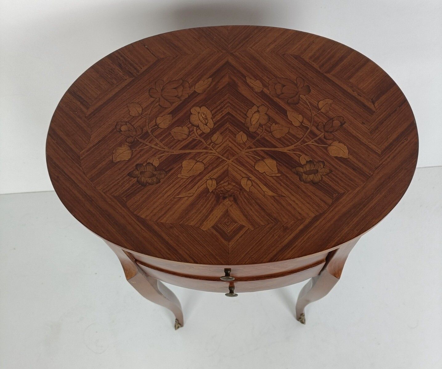 Gorgeous Marquetry Inlay Chest Of Drawers Dresser Cabinet Wood Italian End Table photo Furniture