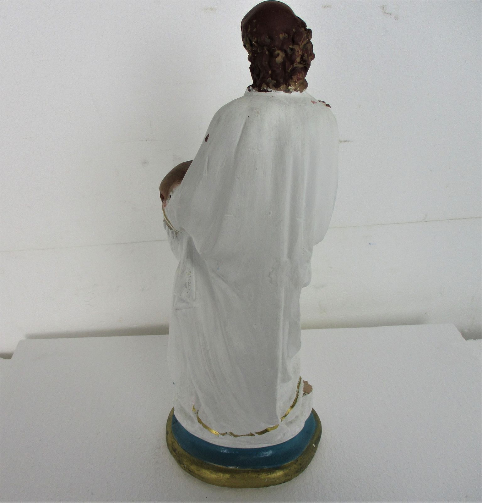 Statue Saint Joseph Protector Of Homes Infant Jesus Statue Chapel Art Deco 17.32 photo buy