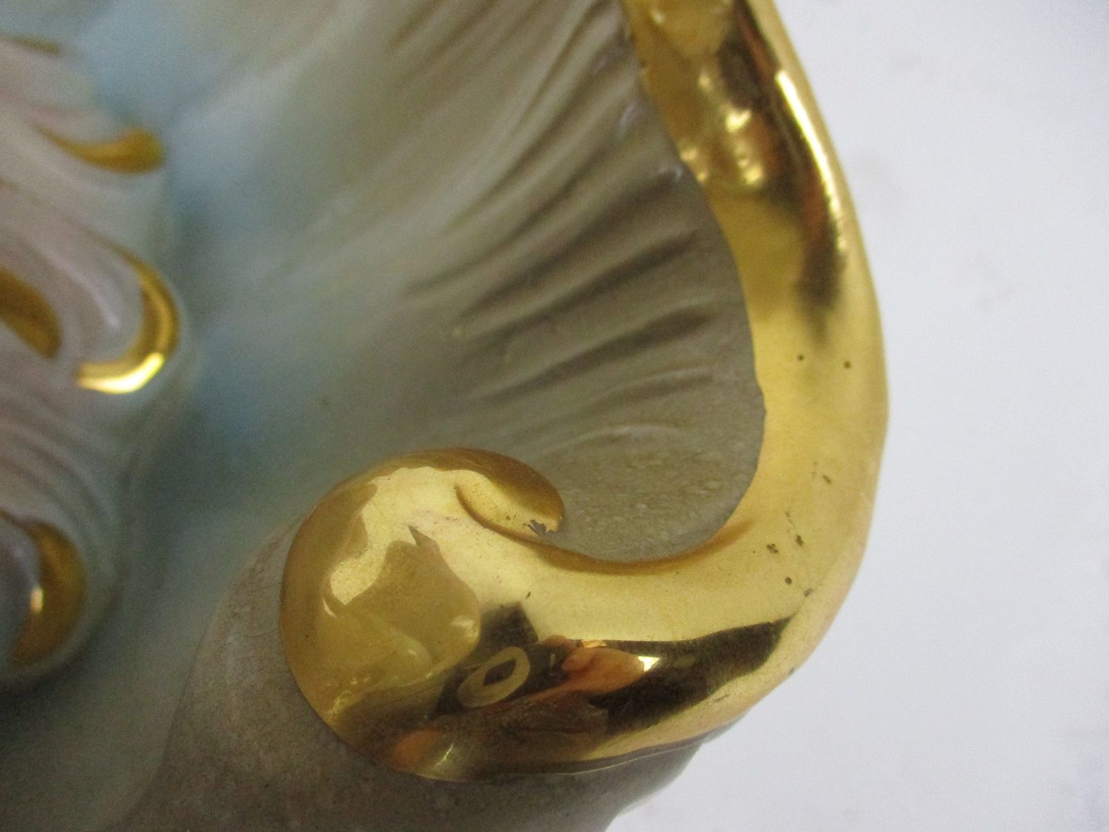 Fountain Ceramic Faience Porcelain Figurine Beautiful Young Woman Nymph Large Be photo buy